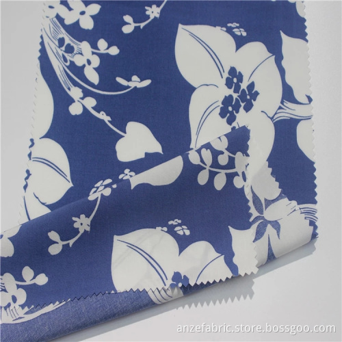 wholesale custom print cotton rayon poplin fabric